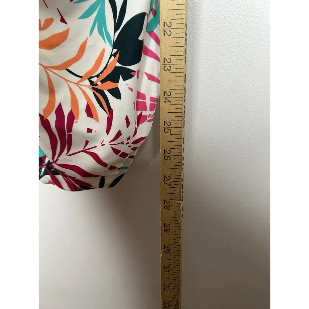 Eddie Bauer Women's Swimsuit  Floral Core One-Piece Sun Protection UPF 50 Large - Picture 5 of 7